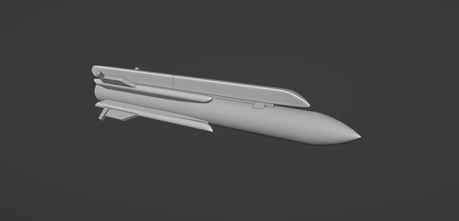 Russie kh 31 missile nato as 17 krypton 3d print model - Mito3D