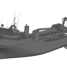 Rússia navio guerra 3d print model - Mito3D