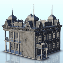 russian baroque manor 2 - flames war bolt action empire age sigmar modern warhammer architecture house thumbnails building scenery wargame figures game land games accessories 3d print model - Mito3D
