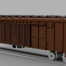 russo boxcar série 11-270 ho escala jogo brinquedo vagão modelos de trens modelo estrada ferro minirailway 3d print model - Mito3D