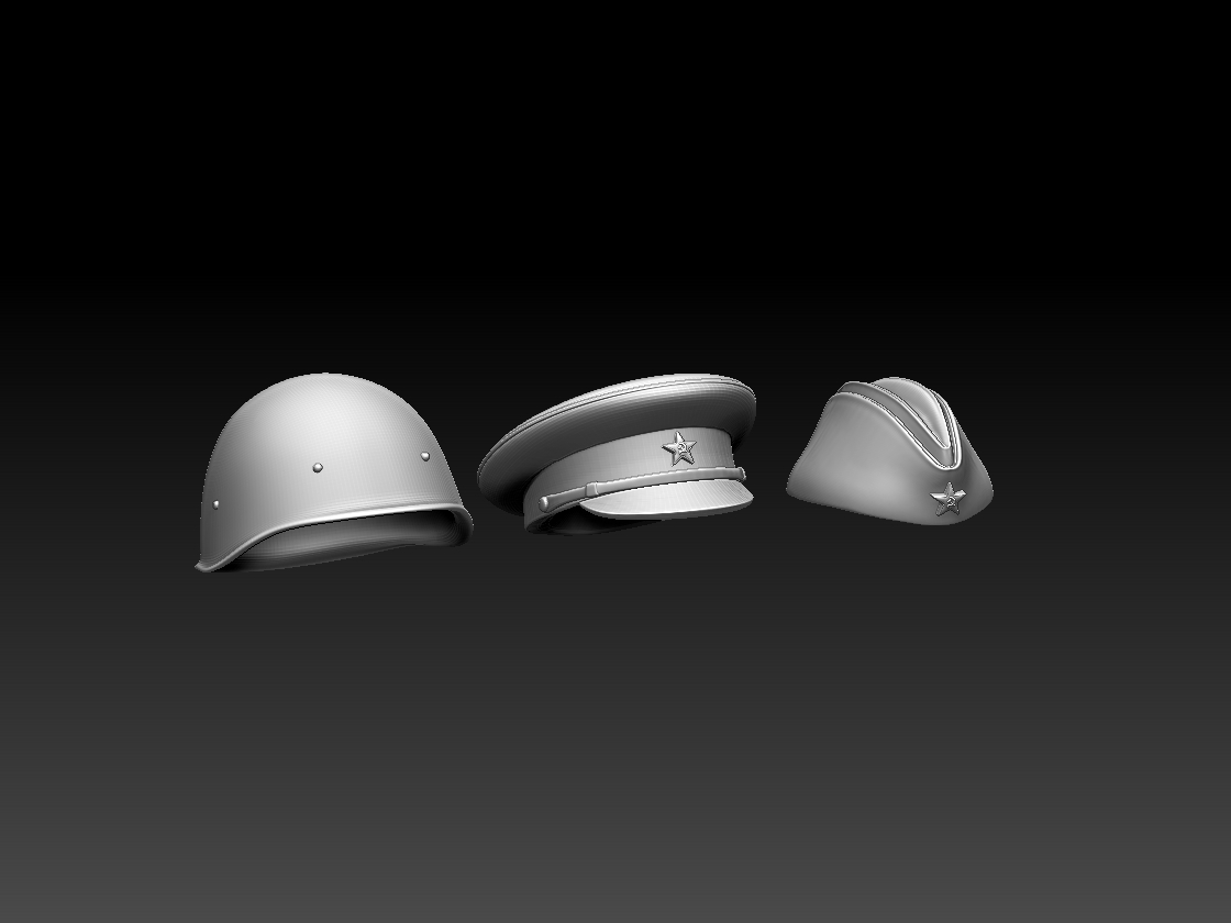 russian helmet cap ww2 2ww wwii soldier ussr red army 3D print model - Mito3D
