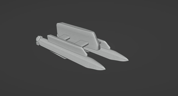 russian kh-101 102 missile mount 3d print model - Mito3D