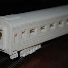 russo passeggeri macchina scala h0 modello treno ferrovia Mechanical_toys 3d print model - Mito3D