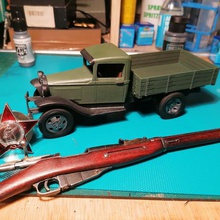 russe de la seconde guerre mondiale lumière camion gaz-aa divers jouet art militaires le 3d print model - Mito3D