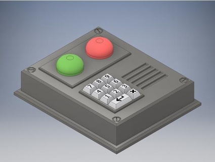 rouille code fermer clé 3d print model - Mito3D