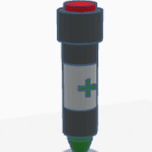 rust medical syringe 3d print model - Mito3D