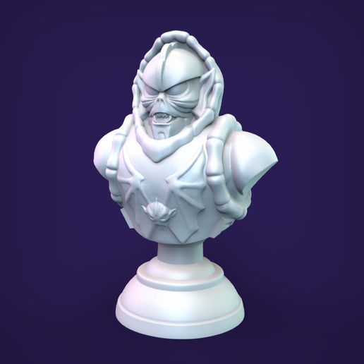 ruthless horde leader mini bust 3D print model - Mito3D