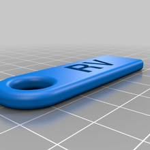 rv personalizzato chiave catena moda Accessori 3d print model - Mito3D