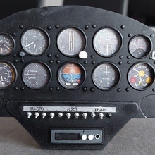 rw5 oyun rc uçak Gösterge Paneli hava modelleme 3d print model - Mito3D