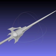 rwby Weiss rapier myrtenaster yazdırılabilir montaj Sanat 3d printing kopya Kostüm oyunu kostüm silahlar fantezi anime weiss schnee kılıç sword 3d print model - Mito3D