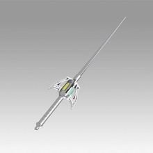 rwby weiss schnee rapier myrtenaster cosplay Waffe prop Spiel weiß multi Aktion Staub Stadt melee Militär 3d print model - Mito3D