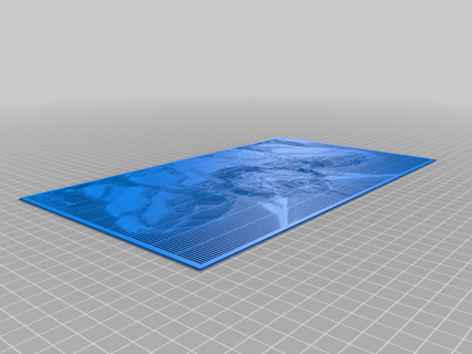 rx 0 tek boynuzlu at gundam raster Sanat 2d Litofanlar 3d print model - Mito3D