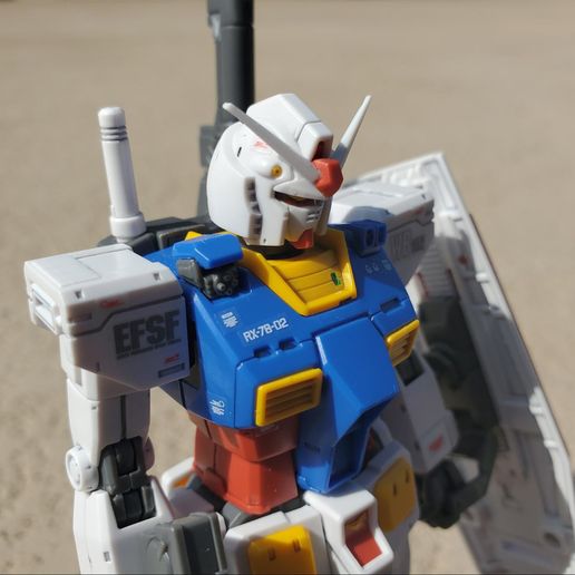 rx 78 2 gundam parti anime manga robot mech giocattolo 3D print model - Mito3D