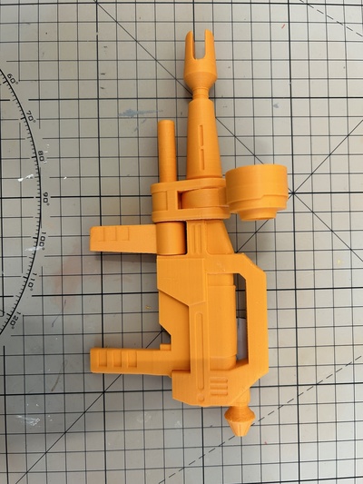 rx78 2 laser pistolet gundam afficher bureau amusement gamins 3d print model - Mito3D