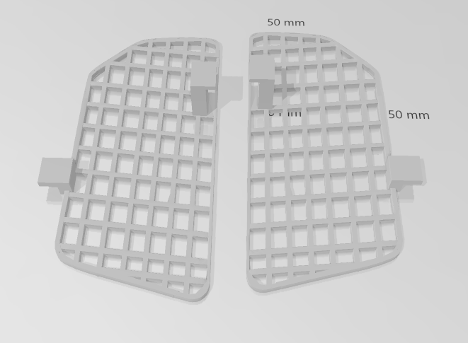 Ryker alım kapakları 900 3D print model - Mito3D