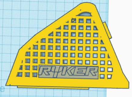 Ryker bouclier réservoir couverture gaine grille version 3d print model - Mito3D