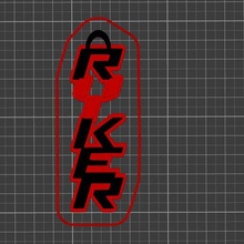 Ryker v1 Schlüssel Ring 3d print model - Mito3D