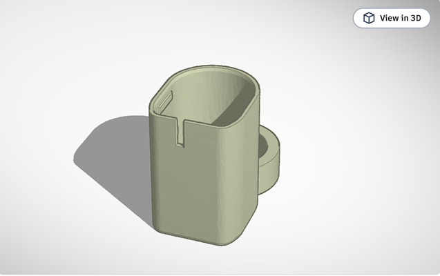 ryobi pil kulp destek kolay yazdır araç 3d print model - Mito3D