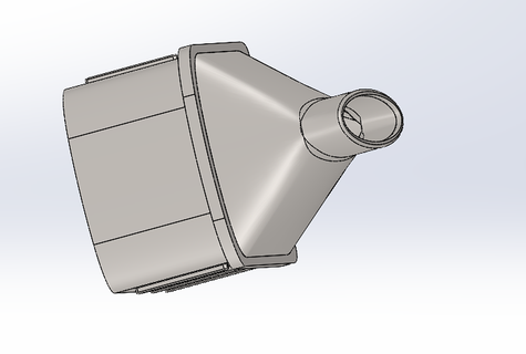 Ryobi ventilador adaptador dica golpe portátil dispositivo lidar 3d print model - Mito3D