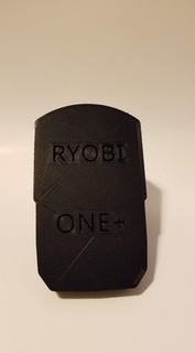 Ryobi carregador cobrir bainha sólido entalhado 1 18v bateria mão Ferramentas 3d print model - Mito3D