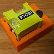 ryobi cubo láser nivel soporte portaherramientas_cajas 3d print model - Mito3D