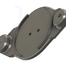 ryobi rac155 wie blade-Kopf-edgers tool Motorsense klingen Abschnitt petg 3d print model - Mito3D