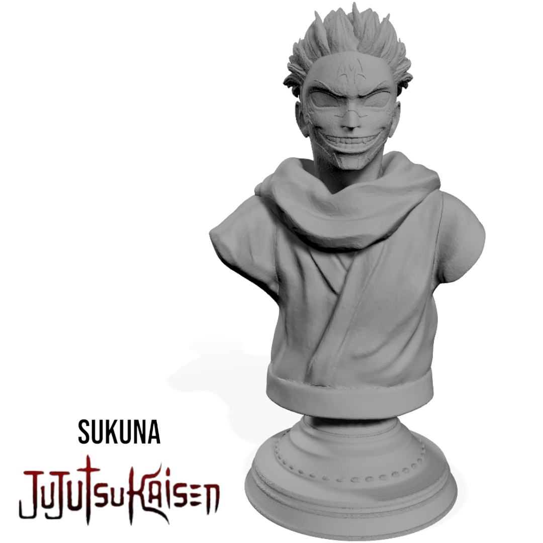 Ryomen Sukuna Bust 3D Model ・ Mito3D