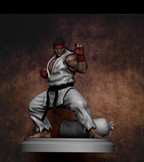 Ryu rua luta 3d print model - Mito3D