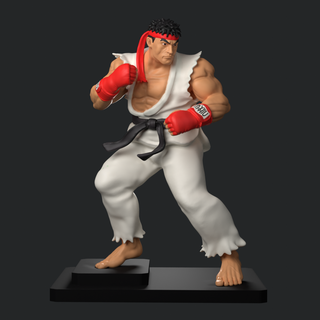 Ryu rua lutador ken chun li vídeo jogos playstation xbox 3d modelo figura açao 3d print model - Mito3D
