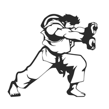 Ryu rue combattant porte clés 3d print model - Mito3D