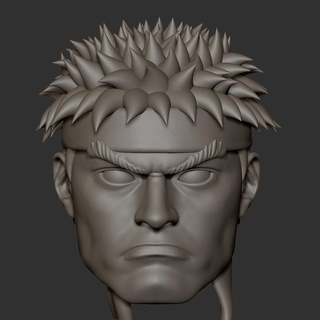 ryu street fighter art street fitghter street fighter warrior ryu statue collectibles sculpture figure 3d printed 3d printable zbrush ender 3 capcom video game street fighter street fighter iv
