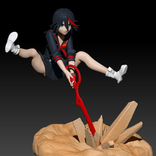 Ryuko matoi matar figura 1 pies alto 3d print model - Mito3D