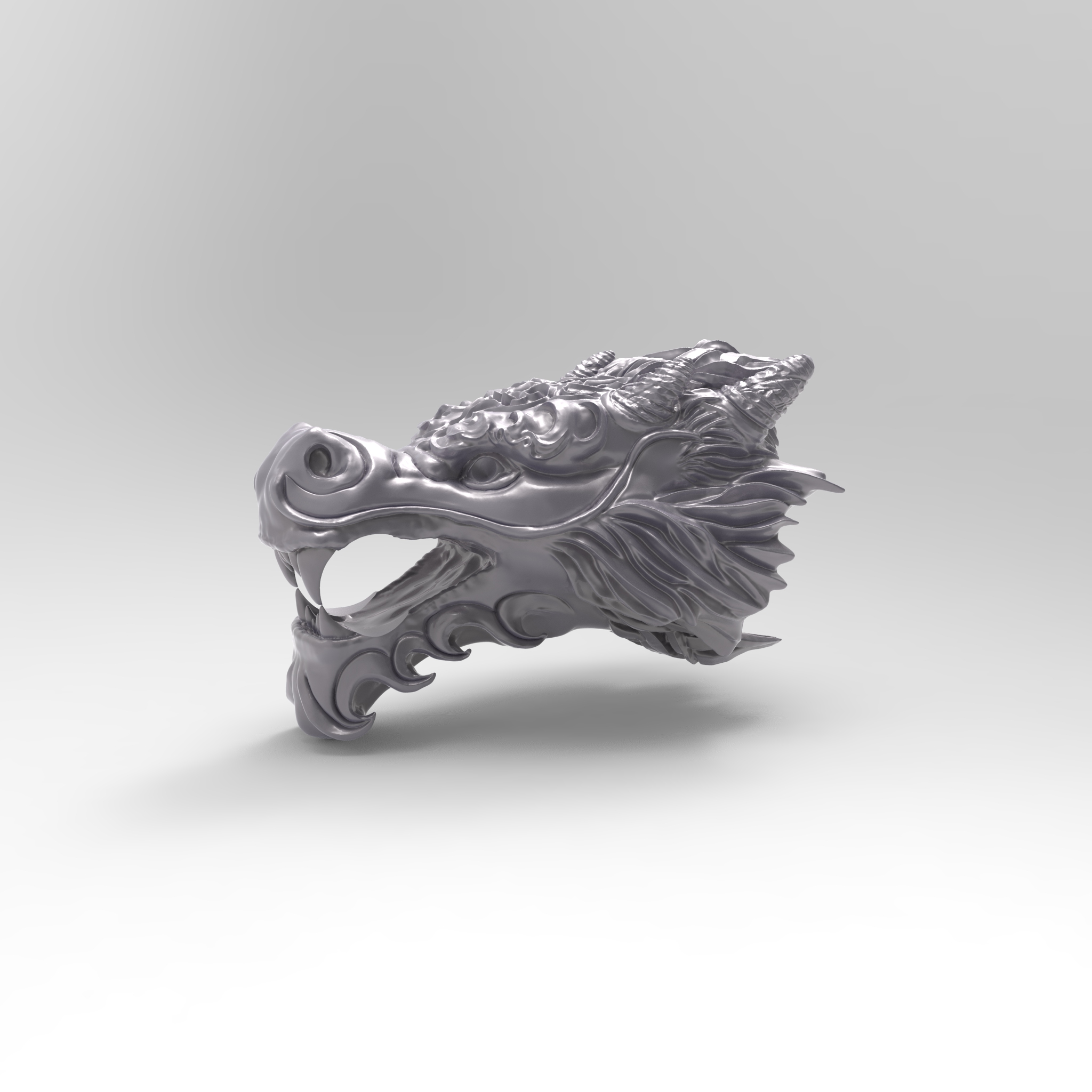 ryusei bracelet dragon chinese 3D print model - Mito3D