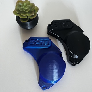 rz350 water pump cover yamaha blue racing 3d print model - Mito3D