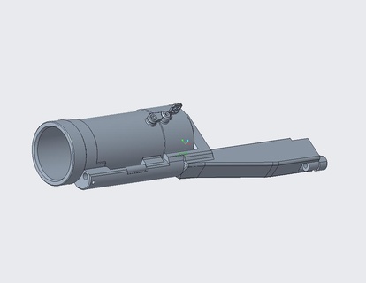 s amp t Lee enfiar mk3 Grenade lançadores 40mm airsoft 3d print model - Mito3D