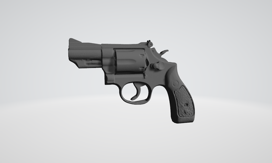 s&w model 19-5 - 357 magnum kydex mold gun 3d print model - Mito3D