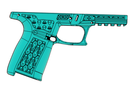 SO sd40ve hombre extraterrestre Smith Wesson inferior 3d cuadro p80 3d print model - Mito3D