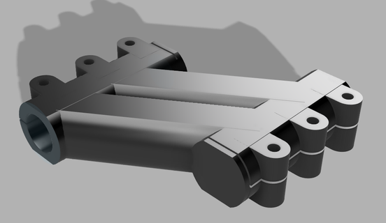 s shaped adaptador minelab equinócio metal detector 3d print model - Mito3D