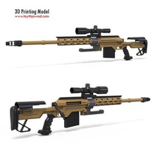 s tac Keskin nisanci tabanca oyun dürbün savaş cephane makine madde işareti silah Ordu eski diyorama rc 3d print model - Mito3D