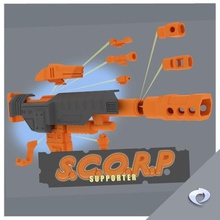 scorp Supporter pack transformateurs jouet lever terre arme pistolet Scoponok Scorponok scorpanok tromperie 3d print model - Mito3D
