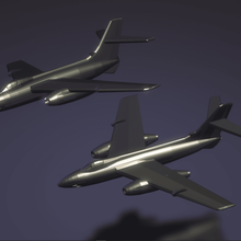 so 4050 vautour ii Spiel Fahrzeuge wargaming Modell jet iaf fighter bomber Flugzeug 3d print model - Mito3D