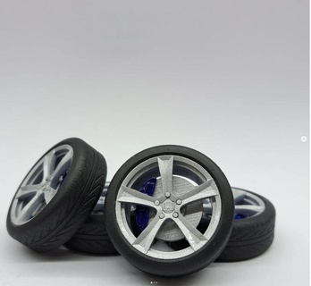 s2000 v3 rims 1 18 24 Tools wheels diecast car modification model toy tamiya carmodel 3d print model - Mito3D