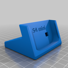 s4 mini teléfono soporte móvil 3d print model - Mito3D