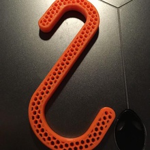 s gancio di miele cono tamponamento casa famiglia hook 3d print model - Mito3D