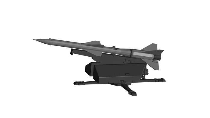 sa2 luft verteidigung system spiel haubitze panzer kanon rakete startprogramm anti 3d print model - Mito3D