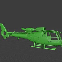 sa341 gazzella elicottero trex450 Radio controllo rc passatempo fusoliera fusoliere 3d print model - Mito3D