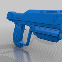 sa9 wolfsbane juego futurista de la pistola arma fuego prop props 3d print model - Mito3D
