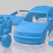 saab 9-3 2001 printable car 3d print model - Mito3D