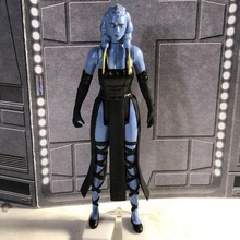 saarai vintage star wars action figure kenner 375 6 5 poa 1 18 1 6 legacy comic book sith chagrian alien darth wyyrlok daughter  saarai sith dark legacy comic star wars 5poa 1 18 kenner hasbro vintage star wars 375 6 cantina action figure 3d print model - Mito3D