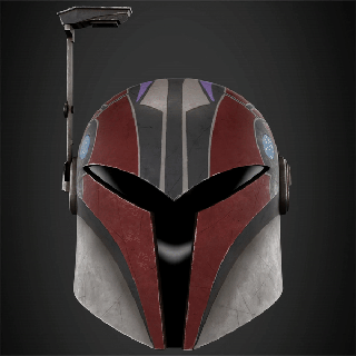 sabine wren helmet cosplay armor cosplayer female girl ahsoka show tv clone wars rebels star star-wars range finder scan replica 3d print model - Mito3D